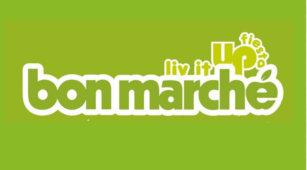 Bon Marché — Liv it Up campaign lockup