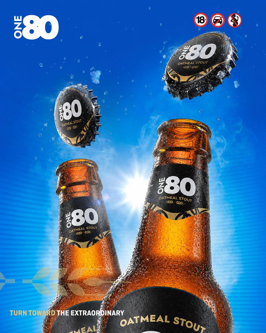 ONE80 craft beer — Turn Toward the Extraordinary